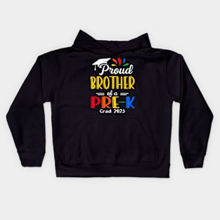 Pre-K Graduation brother Last Day of School Proud Family of a 2023 Graduate Kids Hoodie